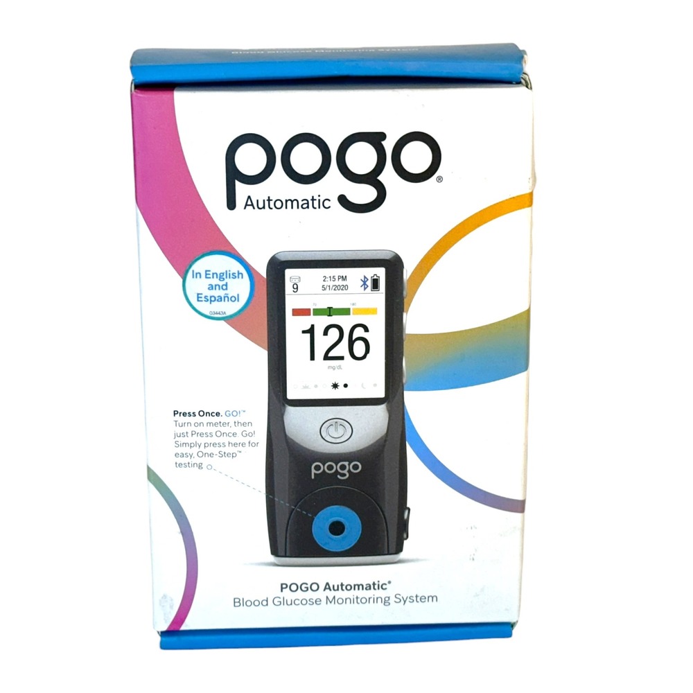 POGO Automatic Blood Glucose Monitoring System One-Step Bluetooth Meter AAA01